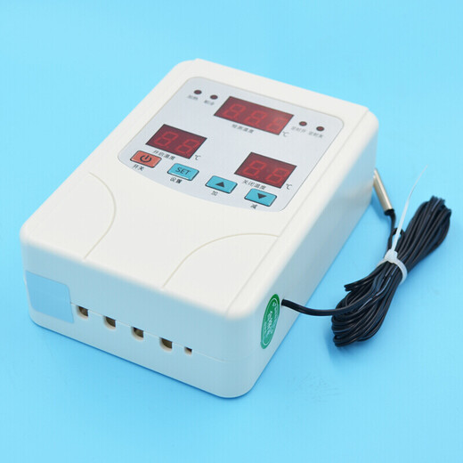 悦常盛温度控制器 全自动  大功率5000瓦数显温控器 智能电子控温开关 9 9905A无遥控+防水探头