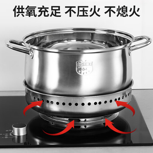 Milan Extra Thick Stainless Steel Double-layer Energy Concentrating Windshield Household Gas Stove Energy-Saving Fire Ring Gas Stove Bracket Accessories Burn-resistant Super Thick Double-layer Stainless Steel Material