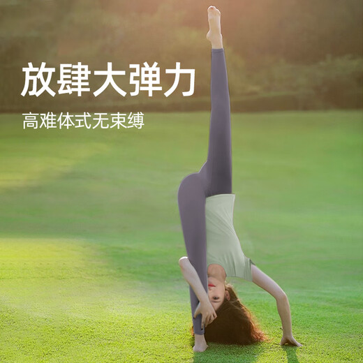 Shuangxiu Yoga Wear Suit for Women 2025 New Cool and Refreshing Short-Sleeved Pilates Training Sports Fitness Top Mint Green Top + Dove Gray Pants S _80-100