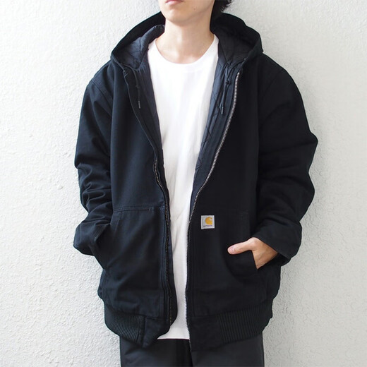 Carhartt Carhartt autumn and winter new warm classic retro casual fashion work jacket men's jacket 104050 black L