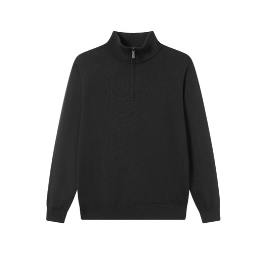 Made in Tokyo, machine washable wool sweater, sweater, sweater, men's cardigan, 25 autumn and winter new coat, black XL