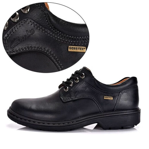 Qile genuine leather men's shoes spring and autumn style lace-up comfortable and wear-resistant black versatile first-layer cowhide business casual leather shoes leather brown 42 leather 42