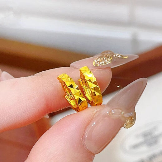 KZD Old Phoenix Starry Gypsophila Earrings Earrings Solid Ring Fashion Personality Simple Gift Giving Starry Gypsophila Earrings 1.68g