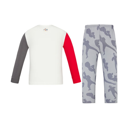 
AIMER KIDS Modal boys and girls children's pajamas and home clothes can be worn on the outside with a thin autumn Ultraman IP joint milk leather jacket Ultraman 100