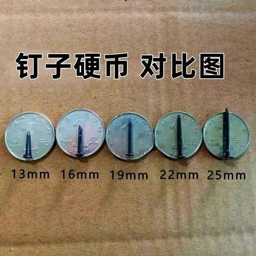 Vinoa spikes, square small iron nails, small nails, shoe repair nails, smelly leather nails, square nails, small nails, fine nails for fixing, 12 mm long, 1 gram bag, about 2 pcs