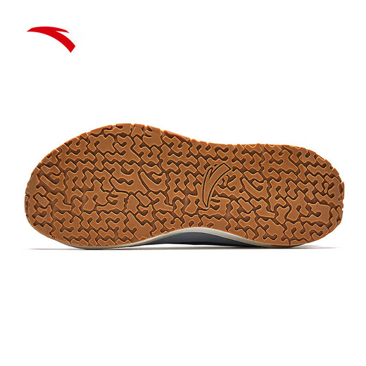 ANTA (ANTA) Z brother's same style, weatherproof丨Men's shoes, hard-core wear-resistant running shoes, outdoor running shoes, black sports shoes for men, basic black/pure white-1 39 (men 6.5)