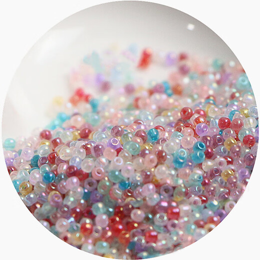 Super fine cream cloud mist colorful rice beads handmade diy beads loose bead bracelet jewelry accessories random mixed colors