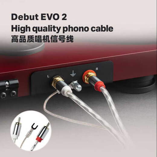 Debut Evo II birthday gift vinyl record player Pro-Ject Austrian original imported household fever-grade professional vinyl record player gramophone frosted wine red