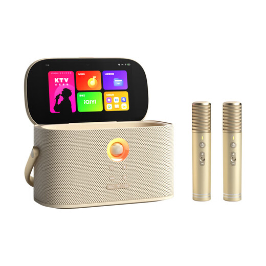 Meiniao smart portable KTV speaker Aichang Meiniao exclusive version home karaoke small karaoke machine touch-control Bluetooth audio and microphone all-in-one outdoor singing live entertainment store hot model light luxury flagship version