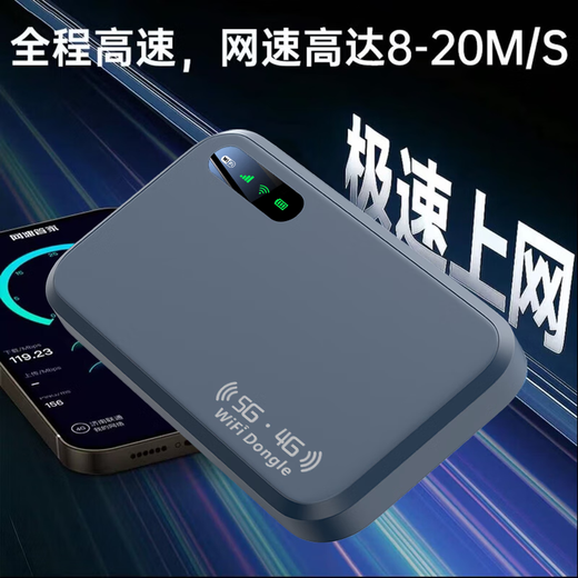 Ka Ning Qizhen 5G Red móvil WiFi inalámbrica portátil Tráfico ilimitado Punto de acceso a Internet con banco de energía Wif6 universal nacional Tres redes 2025 Nuevo enrutador inteligente para automóvil 5G True Three Networks Edición de velocidad Acelera el tráfico libre en un 69999%