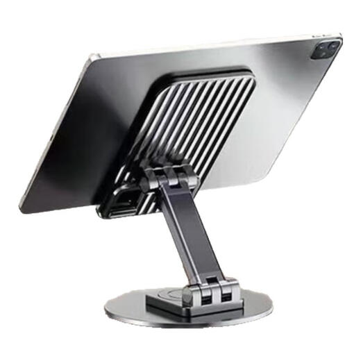 旭君行手机支架桌面升降折叠360°旋转 mini小平板支架直播追剧拍摄网课神器适用苹果华为小米手机 【深空黑】桌面支架 金属底座丨360°旋转丨手机通用