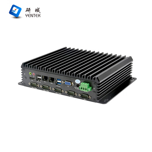 Yentek Fanless Mini Industrial Control Machine Dual Network 6 Serial Port Machine Vision Micro Industrial Computer 10/11 Generation I3I5I7 Multi-Com-eingebettete Forschungs- und Entwicklungsdomäne Industrial Control Host C6850Z-C6 i5-1135g7/2,4g 4G Memor