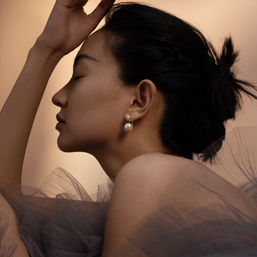 Fellala Impression Paris Shijia Pearl Earrings Light Luxurious Temperament Earrings Women's Earrings Holiday Birthday Gift Box Same Style in the Shopping Mall