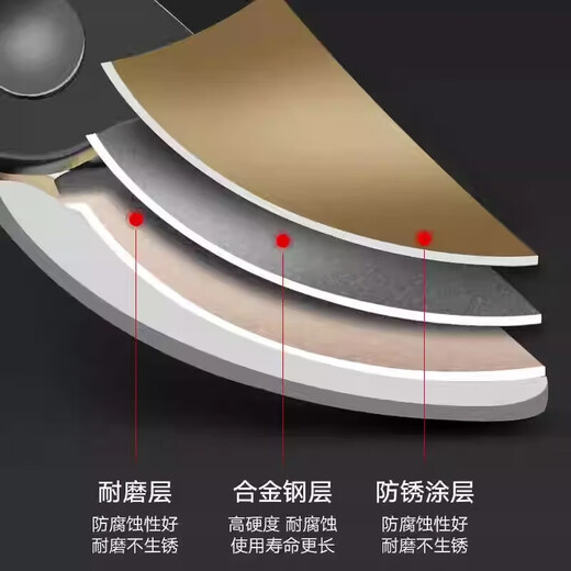 Sawang German gardening scissors, special scissors for cutting branches, pruning scissors, thick branch fruit tree pruning scissors, household labor-saving, upgraded model, black King Kong, 6th generation SK5 steel-rubber handle, 2025 new model