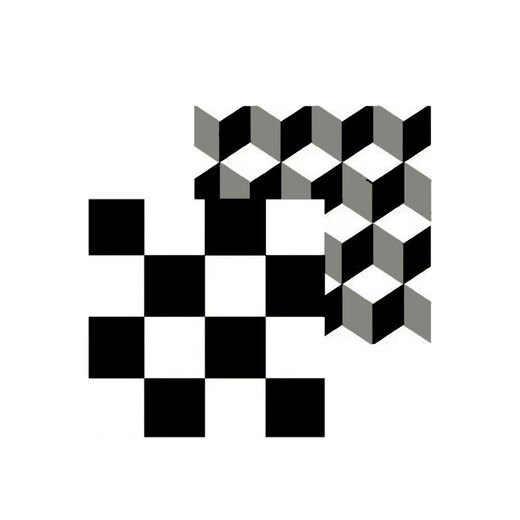 
All-ceramic Nordic 6060 black and white flower tiles restaurant clothing store bathroom anti-slip store wear-resistant floor tiles 6623 600*600