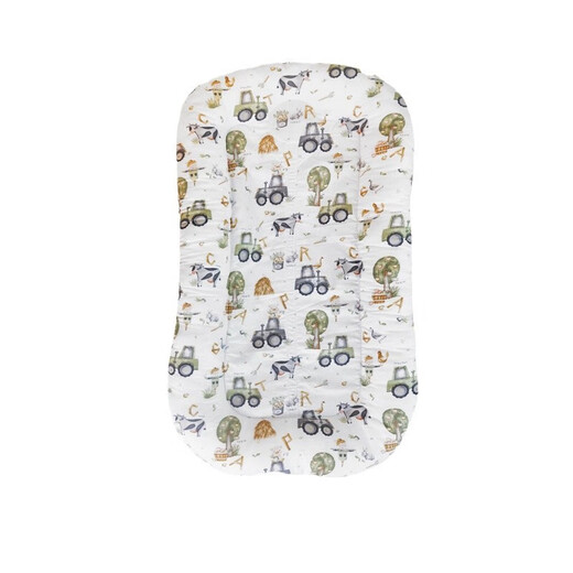 Cross-border crib mid-bed comfort Baoping replacement wholesale newborn bionic bed travel portable crib recliner Big White Goose 95cm*51cm