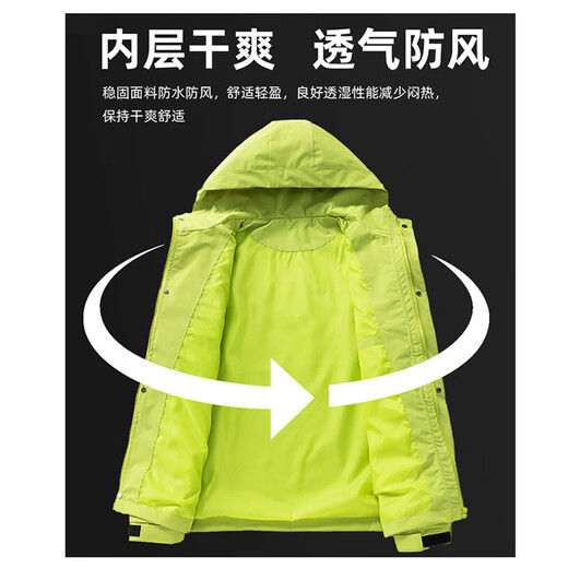 JEEP SPIRIT Jeep assault jacket men's spring and autumn new fashion brand men's jacket multi-pocket loose versatile workwear top Khaki XL