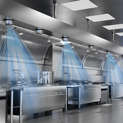 Xuecun commercial kitchen air-conditioning, hotel kitchen special air-conditioning duct machine, restaurant canteen, hotel workshop, central air-conditioning, kitchen fresh air refrigeration all-in-one machine, 2 horses, set, all-inclusive, 5-hole mop