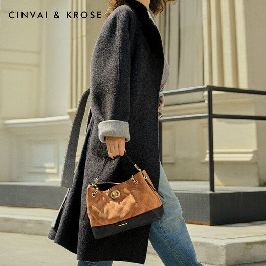 Cinvaikrose Small Fragrance Style Tote Sac Women's 2025 grande capacité Sac à bandoulière unique Sac pour femmes Back Backt Back's Day's Day's Gift Khaki [Cadeaux à la petite amie, à la femme et aux filles sont sincères et pratiques]