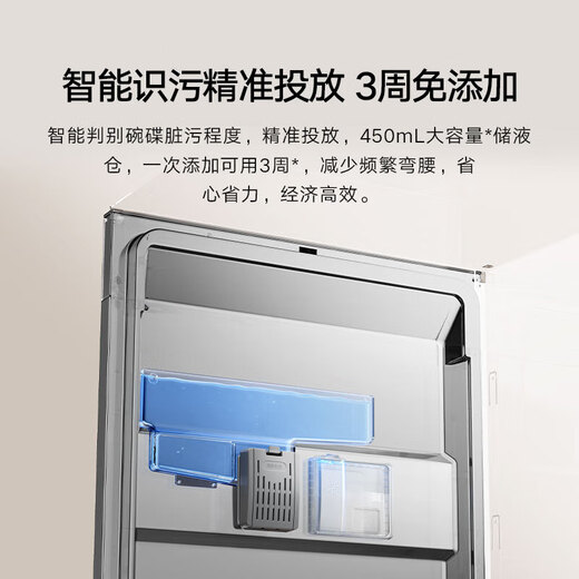 Mijia Xiaomi dishwasher 18 sets S20 built-in dishwasher hot air drying automatic opening and closing door five-star disinfection intelligent pollution recognition first-class water efficiency