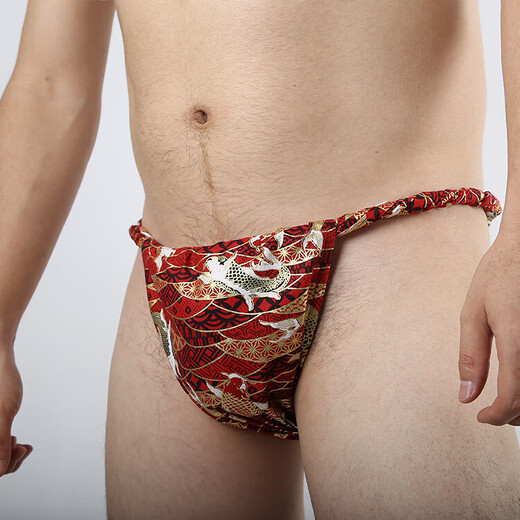 Still Mo Xiongxiong men's six-foot-crotch Japanese-style thong and style underwear Japanese kimono crotch cloth roll headband Intimate clothing does not support returns and exchanges. One size fits all