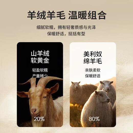 安东尼奥【20%山羊绒80%绵羊毛】商务毛呢西装外套男秋冬保暖气质单西服