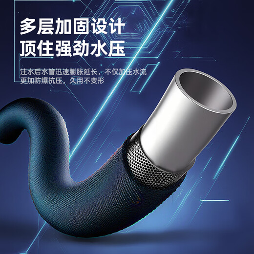 Yueye car wash water gun high-pressure water gun household water pipe hose flower watering spray gun car artifact cleaning tool 7.5 meters