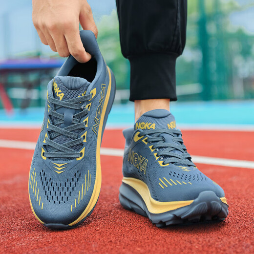 
2025 new fast antelope professional marathon running shoes breathable non-slip wear-resistant versatile soft sole running shoes 9908 dark blue 41