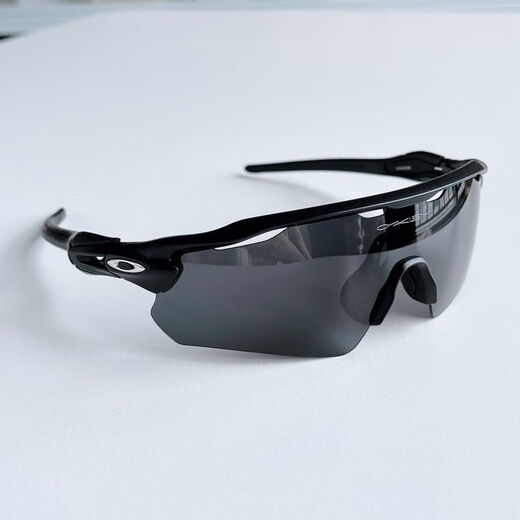 欧克利（OAKLEY）9275 偏光款骑行眼镜 运动太阳镜 户外钓鱼驾驶墨镜风镜 银黑框蓝片 眼镜+普通包装