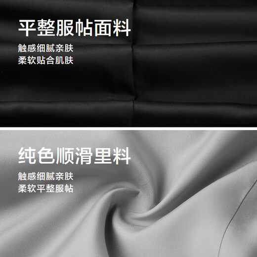 Heilan House (HLA) Suit Suit Men 25 New Light Business Fashion Flat Business Suit Western Men Spring Black 03 (suit + trousers) 180/96A 50A recommended 150~160Jin Jin is equal to 0.5 kg
