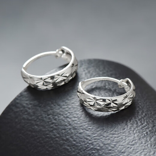 Qingaizu sterling silver 999 earrings for women, new Chinese style baby's breath earrings, fashion jewelry, birthday gifts for girlfriends