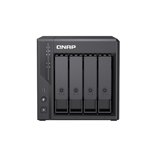 威联通（QNAP）Qu405企业级家庭存储 N355 16G内存 24T容量四盘位网络存储NAS私有云 AI相册手机备份 网盘服务器