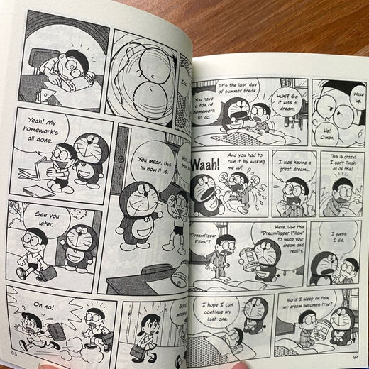 Englisches englisches Kinder-Comicbuch Doraemon Doraemon klassischer Comic 8-bändiges Set Englisches originales englisches Kinder-Comicbuch Doraemon Doraemon 1