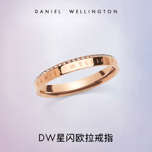 Daniel Wellington dw ring for women Euler series couple ring rose gold No. 52 birthday gift for girlfriend DW1537