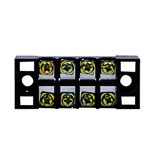 Bloc de borne LBAJI TB-15 Type à bornes fixe 15A Boîte de câblage en cuivre TB-1504L 15A 4 positions
