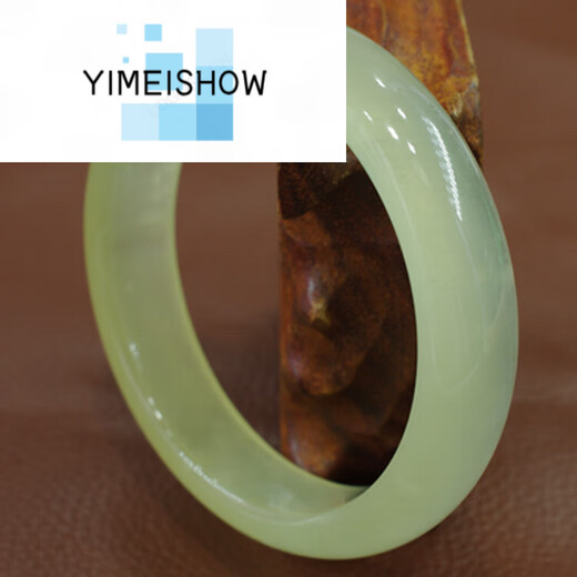 YimeisHOW YimeishoWire quality Xiuyu ice bracelet flat strip jade bracelet ice material clean version jade bracelet bright flat mouth female hand na15054mm