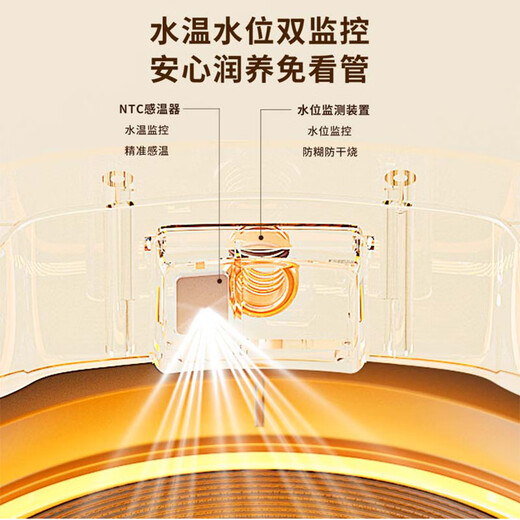 Oaks (AUX) health kettle all-glass thermostatic kettle tea kettle 1.2L office multi-function tea kettle flower tea kettle 0 metal tea kettle electric kettle ASH-08AY68