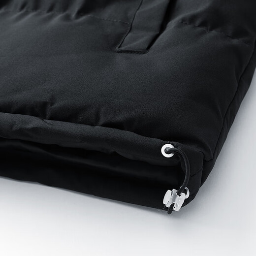 Woodpecker (TUCANO) cotton jacket for men, windproof stand collar, warm and comfortable cotton jacket, fashionable and versatile cotton jacket top for men, black 2XL