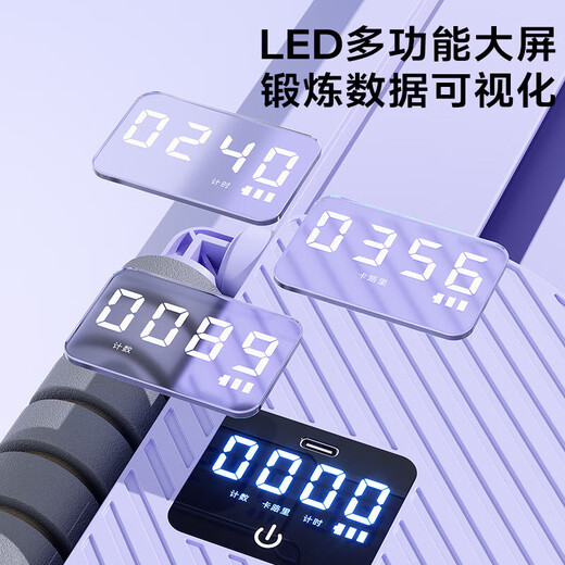 Multi-function split abdominal ski machine fitness board abdominal wheel automatic rebound abdominal muscle Pilates training flagship counting model smart touch screen