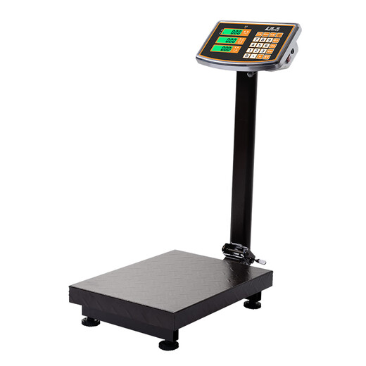 Xiangshan Kangmei electronic scale commercial electronic platform scale high-precision vegetable scale counting scale pricing carbon steel 150kg/50g LCD black characters