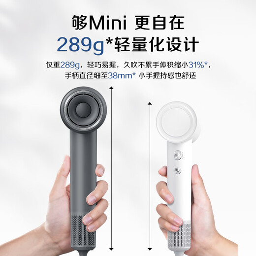 Midea High Speed Hair Dryer 3.9 Billion Plasma Hair Dryer Negative Ion Hair Dryer 300-800W Dormitory Available FG102 National Subsidy Holiday/Birthday Gift