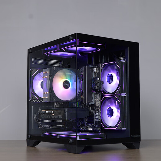 GIGABYTE AMD Ryzen R5 5600/5700X/7500F/5060/5060TI/7650GRE 2K e-sports host interest-free assembly computer game desktop DIY complete machine R7 5700X丨RTX5060 flagship model