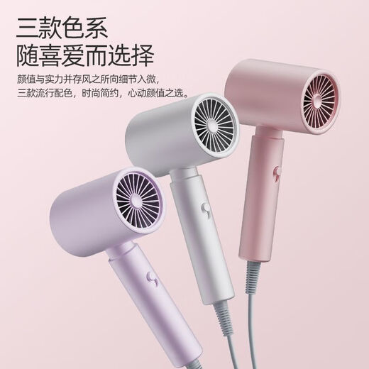 MERIOEC's best-selling 1 million+ 25-year new hair dryer for student dormitories, 500W small power, 800w small hair dryer, portable 300w hair dryer, 500w white, high wind non-trip, special for dormitories, quiet and quick-drying