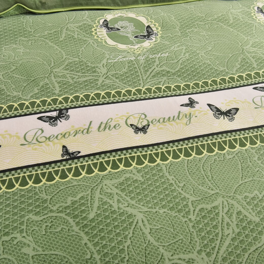 Mercury series 2025 new winter milk velvet four-piece set, thickened and warm coral velvet quilt cover, double-sided velvet quilt cover sheet, warm time, thickened and warm, anti-static, 1.8m bed sheet style, four-piece set - suitable for 200*230cm quilt core