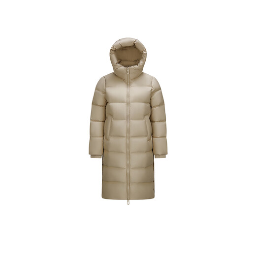 Semir down jacket women's winter long slit hooded 90 down waterproof thick goose down jacket 101724113028