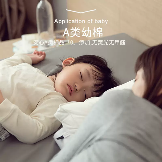 Yusenyi Class A fitted sheet, pure cotton single-piece mattress cover, anti-mite pure cotton sheet, dust-proof bed cover 2025 new protection, Class A antibacterial and anti-mite/baby blue, Class A fabric 200x220cm + a pair of pillowcases of the same color