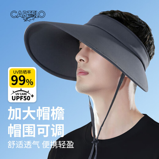 CARTELO crocodile (CARTELO) sun protection hat men and women sun hat fisherman hat summer outdoor fishing and mountaineering anti-UV large brim sun hat