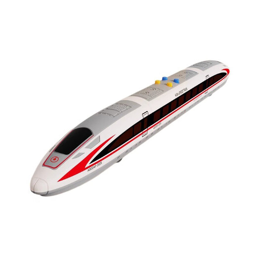Electric inertia high-speed rail train toy Fuxinghao boy car boy educational baby train model gift battery version two-way inertia high-speed rail train built-in children's songs early education knowledge