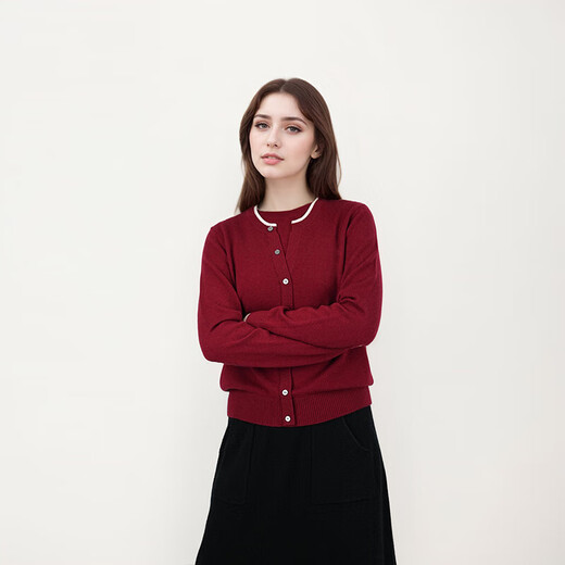 Ralph Lauren Manufacturer New 100% Pure Wool Sweater Red Sweater Fake Two-Piece Pullover Knitted Long Sleeve Natural Red M 85-105Jin Jin is equal to 0.5 kg