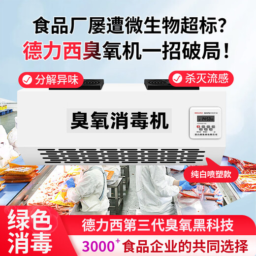 Fenrui wall-mounted Delixi time-controlled ozone sterilizer food factory garbage room cold storage ozone generator sterilization and deodorization upgraded spray model - ozone sterilizer 50g/H Delixi intelligent start and stop